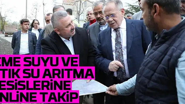 İçme suyu ve atık su arıtma tesislerine online takip