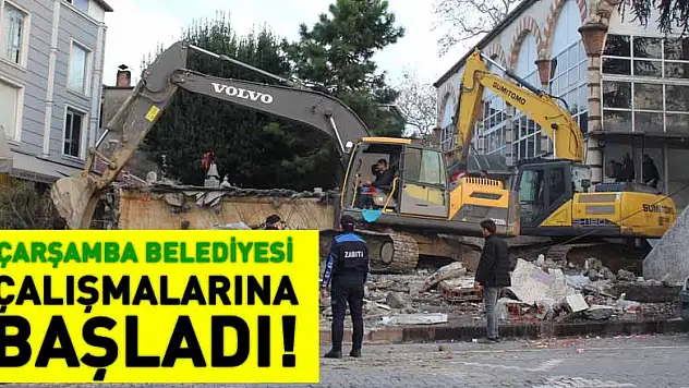 MODERN ÇARŞAMBA'YA İLK KAZMA!