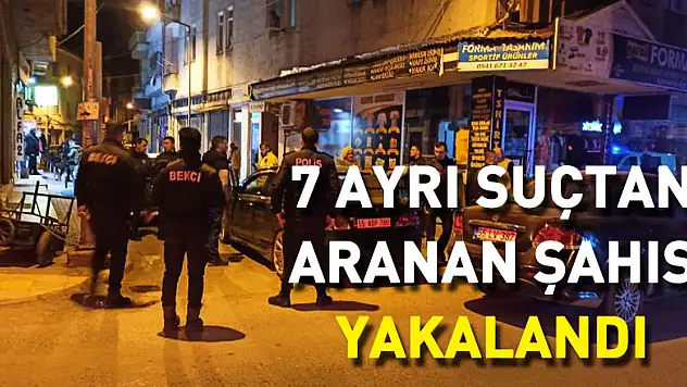 7 ayrı suçtan aranan şahıs kovalamaca sonucu yakalandı