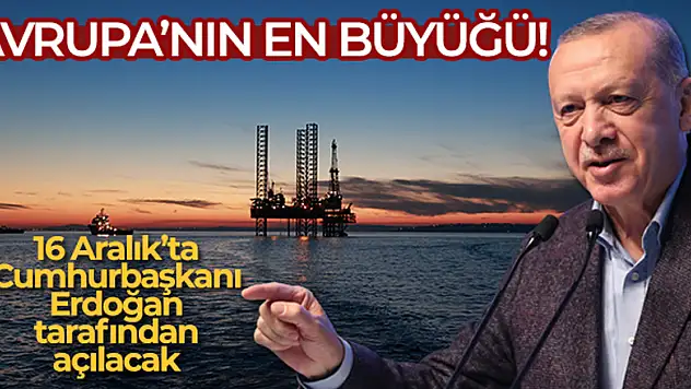 Silivri Doğal Gaz Depolama Tesisi yeni kapasitesiyle 16 Aralık'ta Cumhurbaşkanı Erdoğan tarafından açılacak