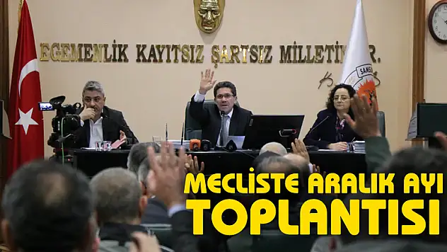 Samsun Büyükşehir Belediye Meclisi Aralık ayı toplantısında 48 gündem maddesi oy birliğiyle kabul edildi