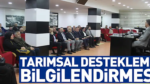 TARIMSAL DESTEKLEME BİLGİLENDİRMESİ
