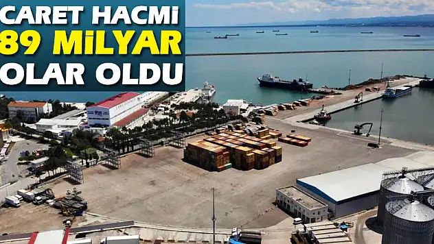 Samsun Serbest Bölgesi'nin ticaret hacmi 389 milyar dolar oldu