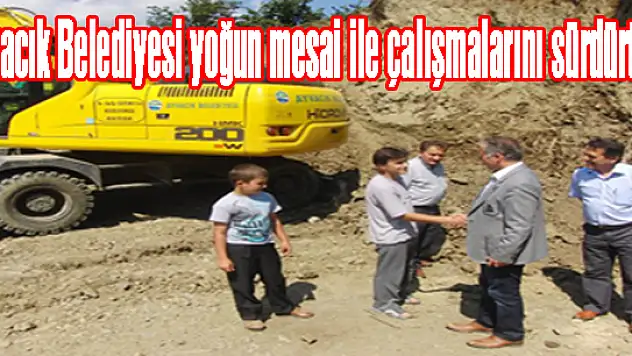 Ayvacık Belediyesi yoğun mesai ile çalışmalarını sürdürüyor