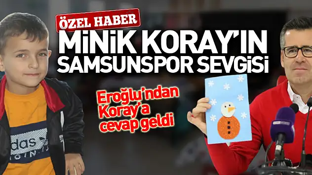 Minik Koray'dan 'Samsunspor' Sevgisi