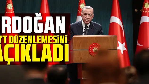 Cumhurbaşkanı Erdoğan EYT düzenlemesini açıkladı