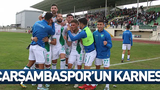 Çarşambaspor'un Karnesi