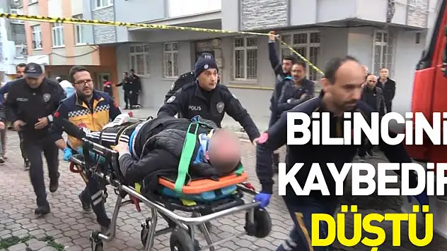 İntihara teşebbüs ettiği binadan bilincini kaybedip düştü