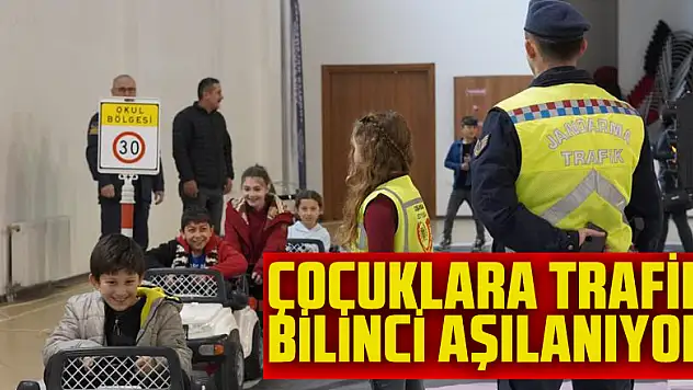 Çocuklara trafik bilinci aşılanıyor