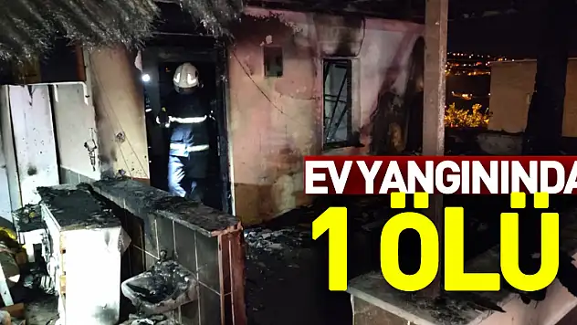 Samsun'da ev yangını: 1 ölü