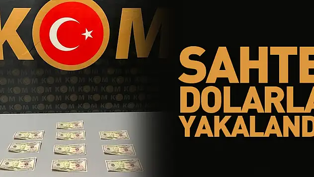 Samsun'da 10 adet 50'lik sahte dolarla yakalanan şahsa gözaltı