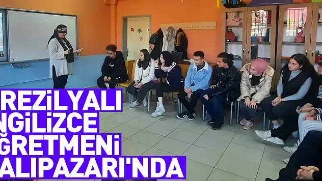 Brezilyalı İngilizce öğretmeni Salıpazarı'nda