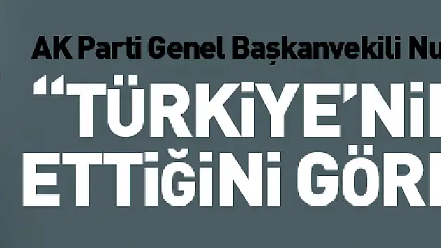 Numan Kurtulmuş: 'Yeni Birleşmiş Milletler'in oluştuğunu ve Türkiye'nin öncülük ettiğini göreceksiniz'