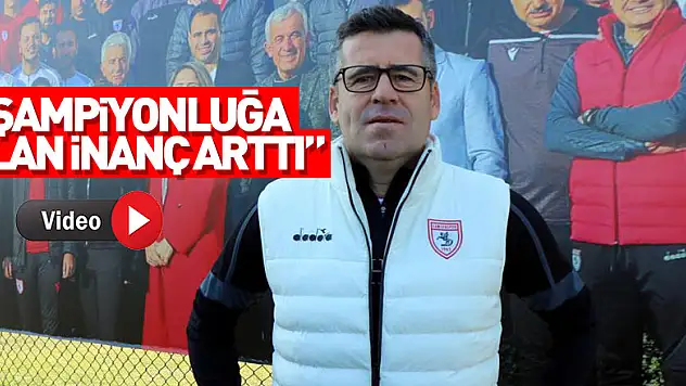 'Şampiyonluğa olan inanç arttı'