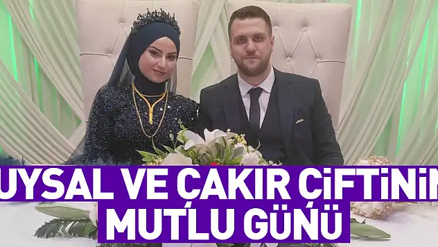 Uysal ve Çakır çiftinin mutlu günü