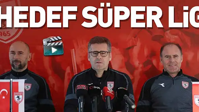 Samsunspor Teknik Direktörü Eroğlu: 'Hedefimiz Samsunspor'u Süper Lig'e taşımak'