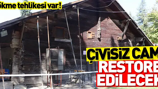 Çökme tehlikesi bulunan 850 yıllık ahşap cami restore edilecek