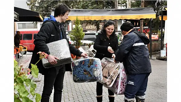 Terme depremzedeler için tek yürek