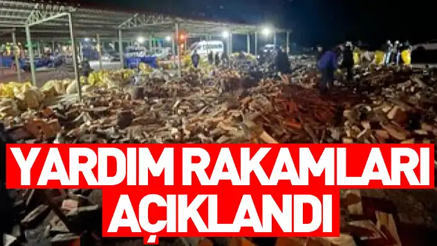 Samsun'dan deprem bölgelerine 359 tır yardım