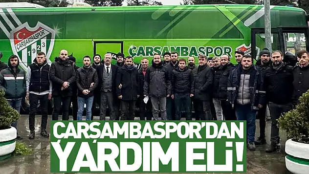 ÇARŞAMBASPOR'DAN YARDIM ELİ!