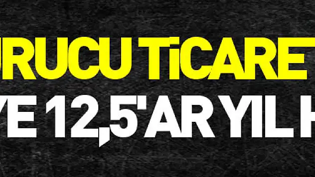 Samsun'da uyuşturucu ticaretinden 2 kişiye 12,5'ar yıl hapis