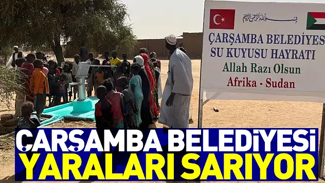 Çarşamba Belediyesi yaraları sarıyor