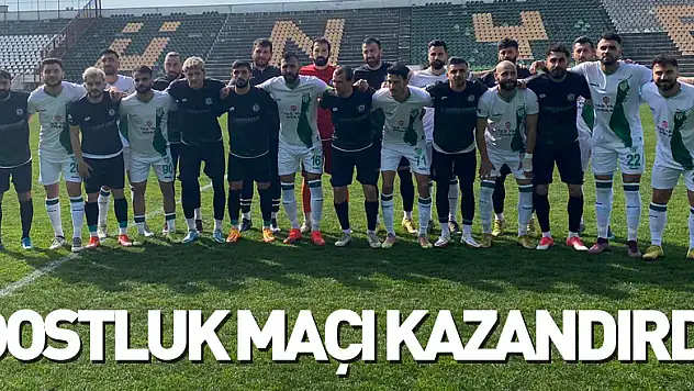 Dostluk Maçı Kazandırdı