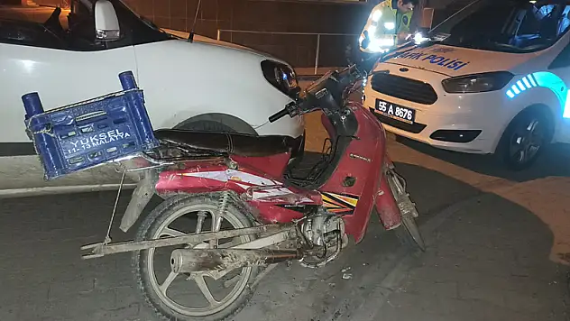 Plakasız motosiklet çalıntı şüphesiyle otoparka çekildi