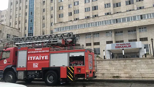 OMÜ Tıp'ta yangın