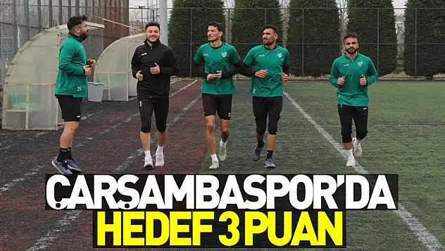 Çarşambaspor'da hedef 3 puan