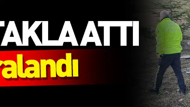 Samsun'da otomobil takla: 1 yaralı