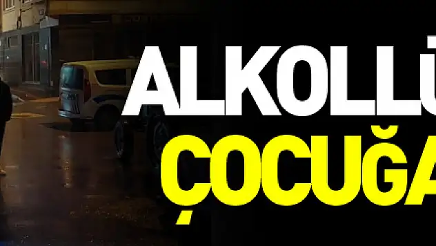 Alkollü sürücü çocuk çarptı