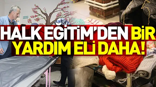 HALK EĞİTİM'DEN BİR YARDIM ELİ DAHA!
