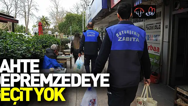 Sahte depremzedeye geçit yok