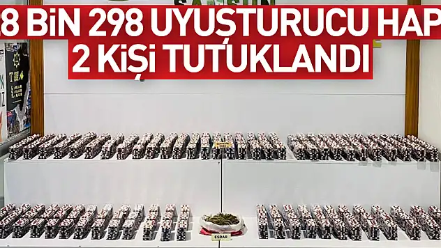 Samsun'da 28 bin 298 uyuşturucu hap ele geçirildi: 2 kişi tutuklandı