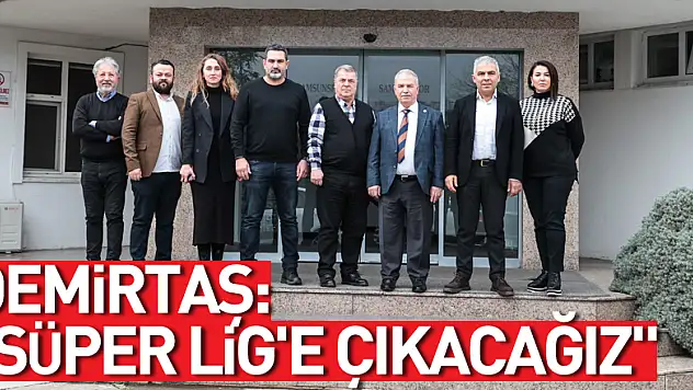 Demirtaş: 'Süper Lig'e çıkacağız'