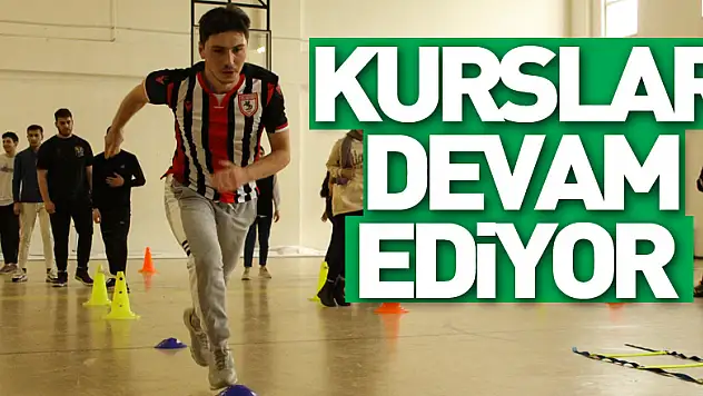 Kurslar devam ediyor