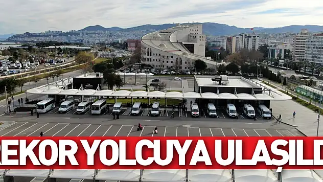 Rekor yolcuya ulaşıldı