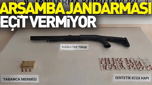 Çarşamba Jandarması geçit vermiyor