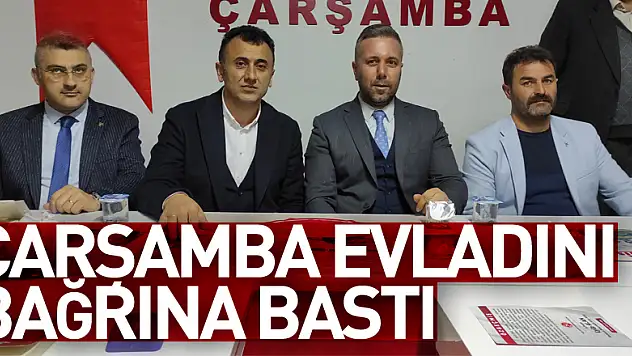 ÇARŞAMBA EVLADINI BAĞRINA BASTI