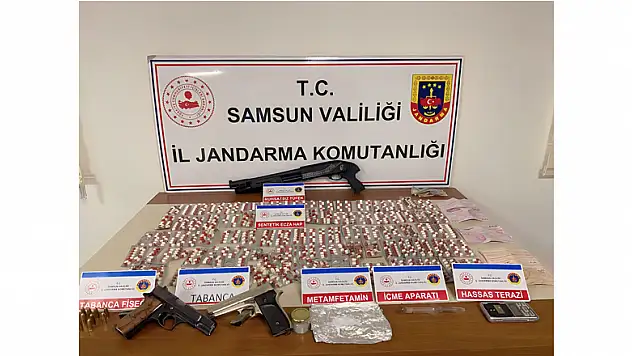 Samsun'da jandarmadan uyuşturucu operasyonu: 5 gözaltı