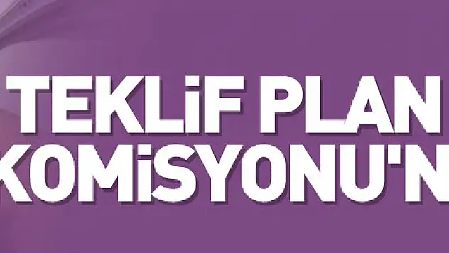 Emekli aylıkları ile ilgili teklif Plan ve Bütçe Komisyonu'ndan geçti