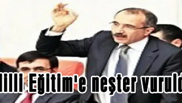 Milli Eğitim'e neşter vuruldu