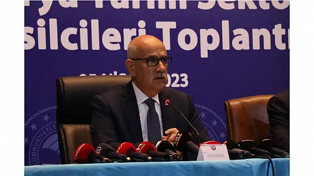 Bakan Kirişçi: 'Artık planlı üretimi hayat geçireceğiz'