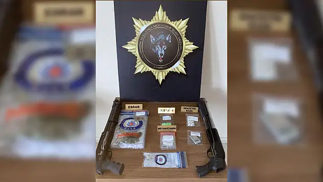 Evinde uyuşturucu ele geçen şahıs gözaltına alındı