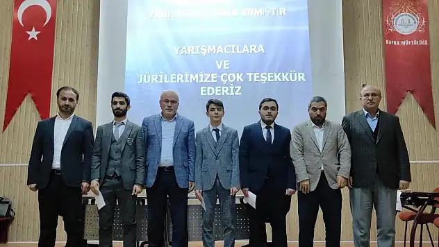 Bafra'da, 'Temel Dini Bilgiler Yarışması' düzenlendi