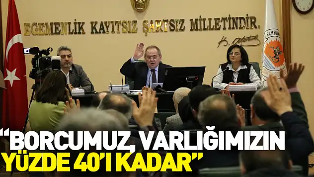 Başkan Demir: 'Borcumuz, varlığımızın yüzde 40'ı kadar'