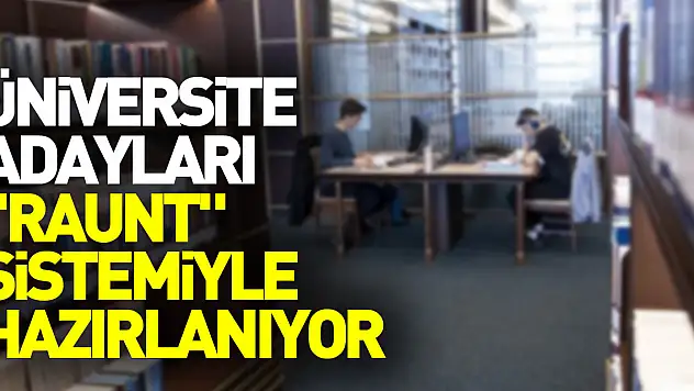 Üniversite adayları sınava Millet Kütüphanesindeki 'Raunt' sistemiyle hazırlanıyor
