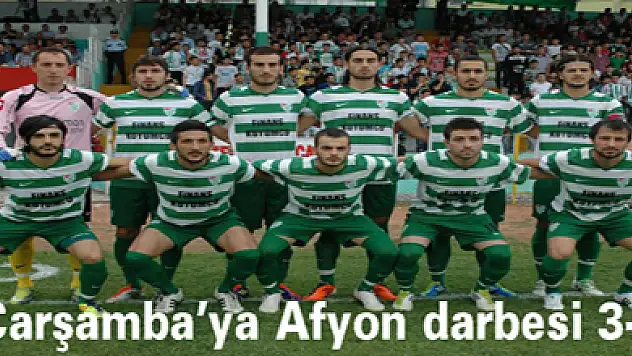 Çarşamba'ya Afyon darbesi 3- 0
