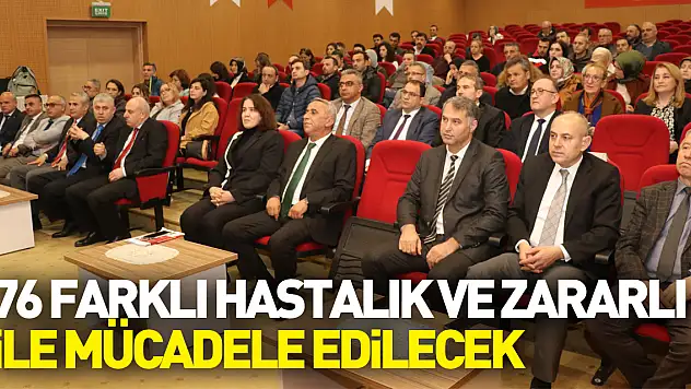 Samsun'da 76 farklı hastalık ve zararlı ile mücadele edilecek